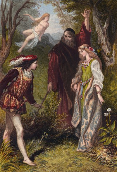 Shakespeare, The Tempest, Act I, Scene 2 by English School