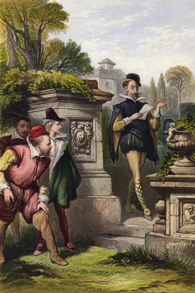 Twelfth Night, Act II, Scene 5 by English School