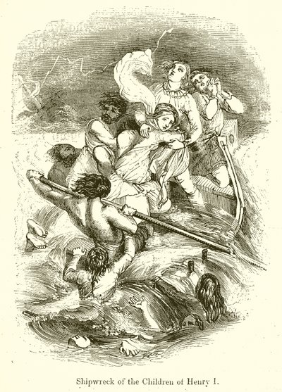 Shipwreck of the Children of Henry I by English School