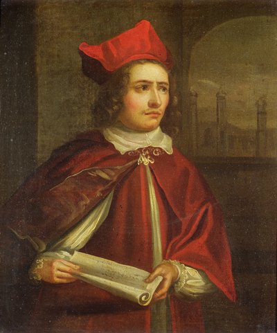 Sir Augustus Harris as Cardinal Wolsey by English School