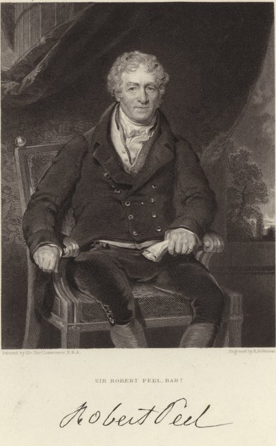 Sir Robert Peel by English School