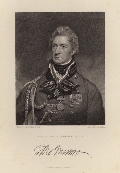 Sir Thomas Munro by English School