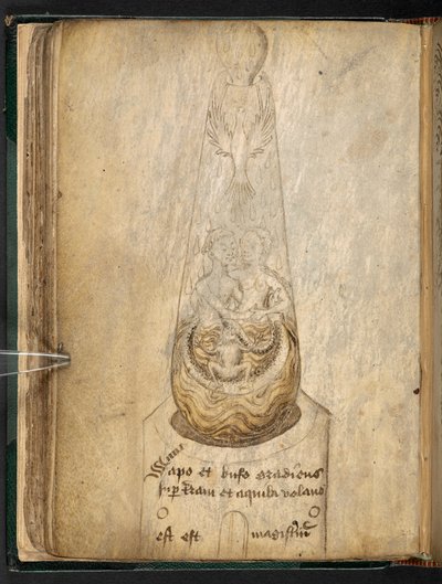 Sketch for an alchemical drawing, England by English School