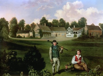 Smithills Hall from the South, 1820 by English School