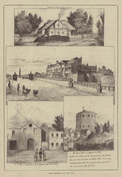 Some Theatres of the Past by English School