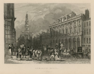 Somerset House, Strand by English School