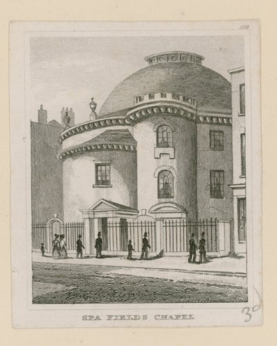 Spa Fields Chapel, Clerkenwell by English School