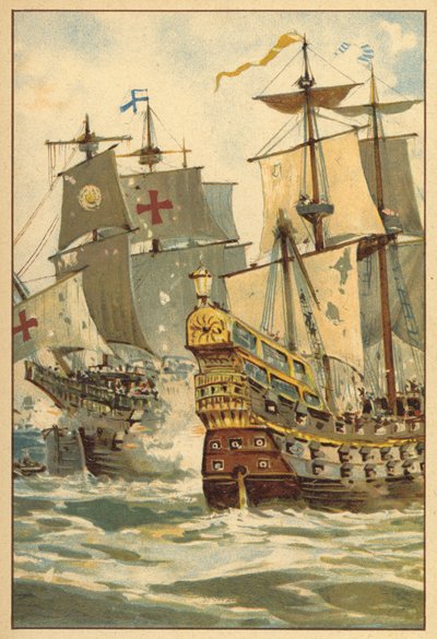 Spanish Armada by English School