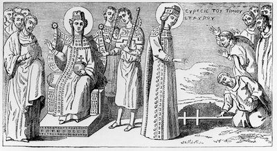 St. Helena Discovering the True Cross by English School