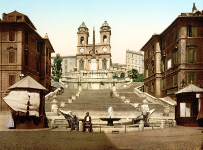 Sta. Trinita dei Monti, Rome by English School
