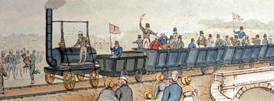 Stockton-Darlington Railway by English School