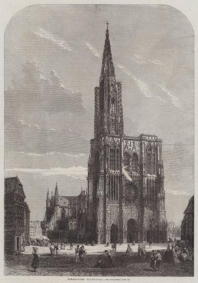 Strasbourg Cathedral by English School