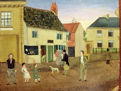 Street Scene by English School