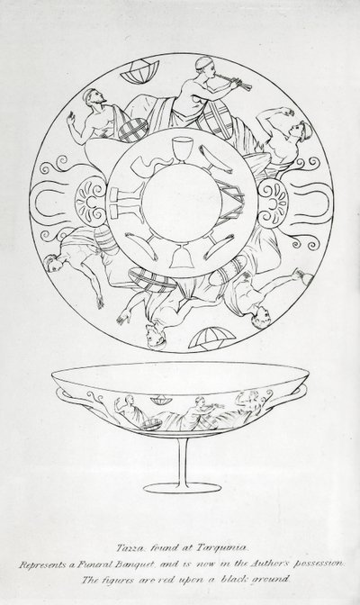 Tazza found at Tarquinia by English School