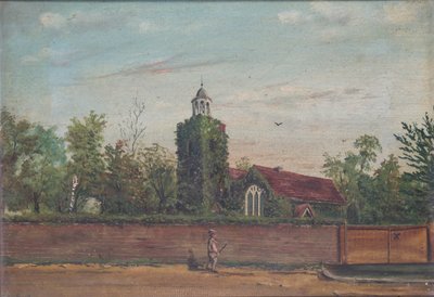 Teddington Church Middlesex, c.1900 by English School