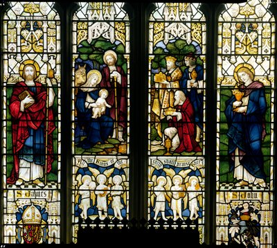 The Adoration of the Magi by English School