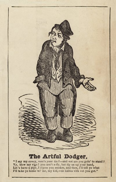 The Artful Dodger from Oliver Twist by English School