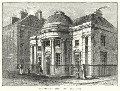 The Bank of Leith by English School