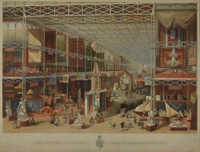 The British Department viewed from the Transept by English School
