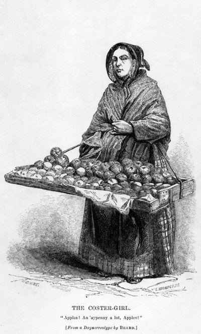 The Coster-Girl, c.1840 by English School