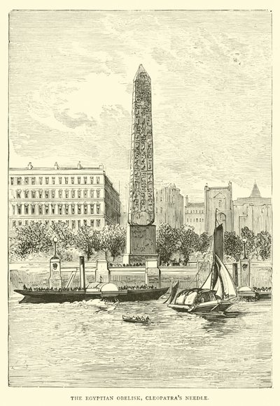 The Egyptian obelisk, Cleopatra