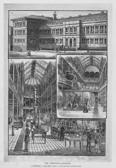 The Industrial Museum (engraving) by English School