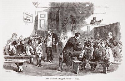The Lambeth Ragged School (boys) by English School