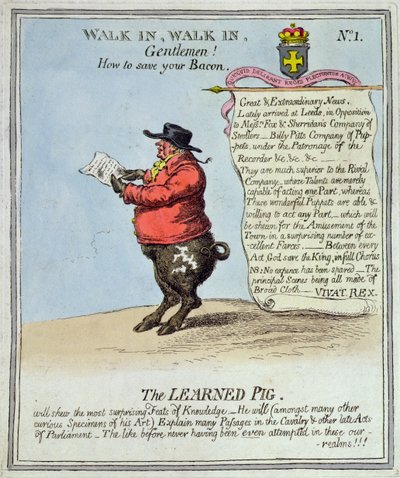 The Learned Pig by English School