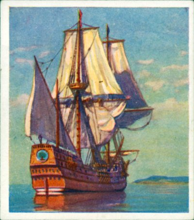 The Mayflower by English School