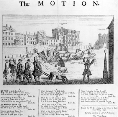 The Motion, 1741 by English School