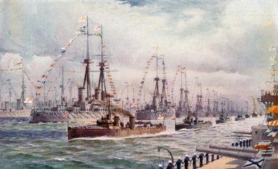 The Naval Review at Spithead by English School