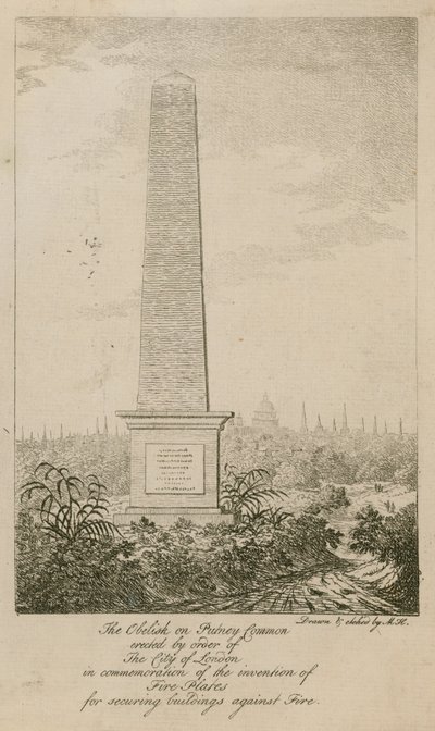 The Obelisk on Putney Common by English School