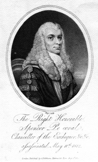 The Right Honorable Spencer Perceval, 1812 by English School