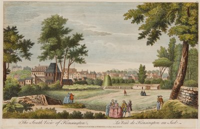 The South View of Kensington by English School