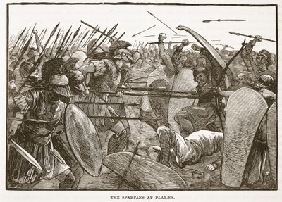 The Spartans at Platea by English School