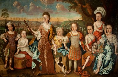The Strachey Family, c.1710 by English School