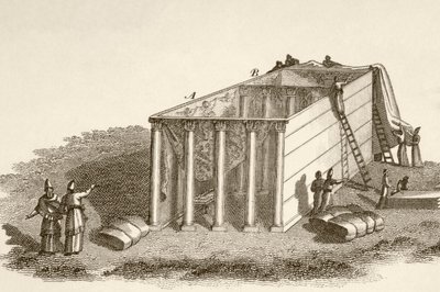 The Tabernacle in the Wilderness Uncovered by English School