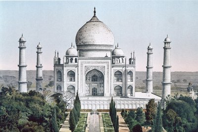 The Taj Mahal at Agra by English School