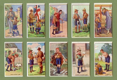 The Ten Scout Laws, 1923 by English School