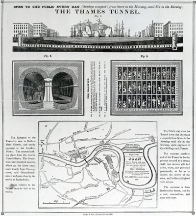 The Thames Tunnel by English School