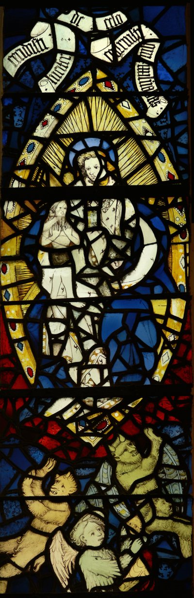 The Woman clothed with the sun by English School