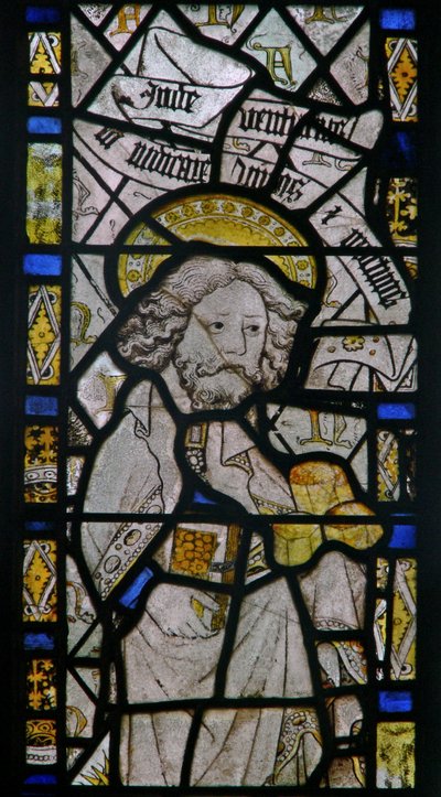 The east window depicting St Philip by English School