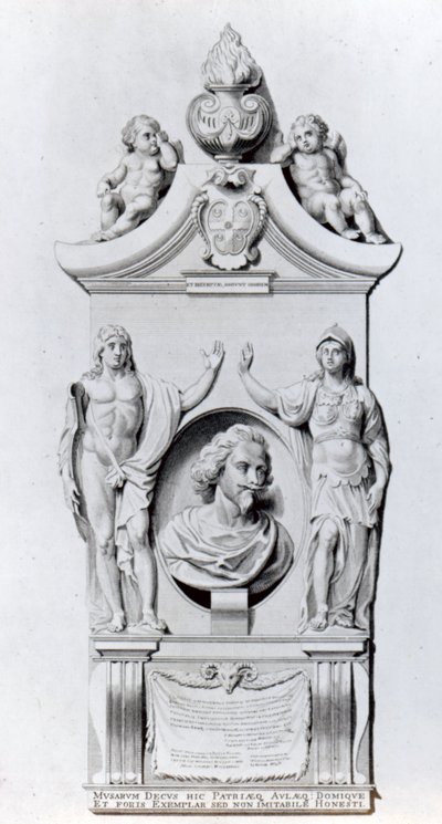 The Monument of Sir Robert Ayton by English School