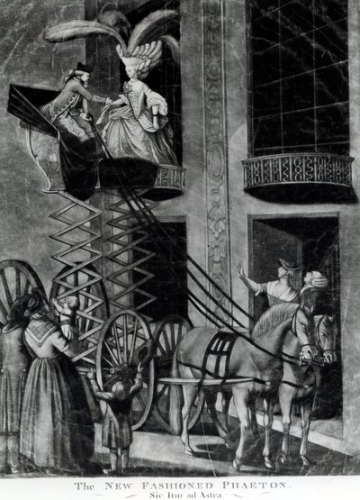 The New Fashioned Phaeton by English School