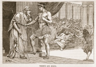 Theseus and Aegeus by English School