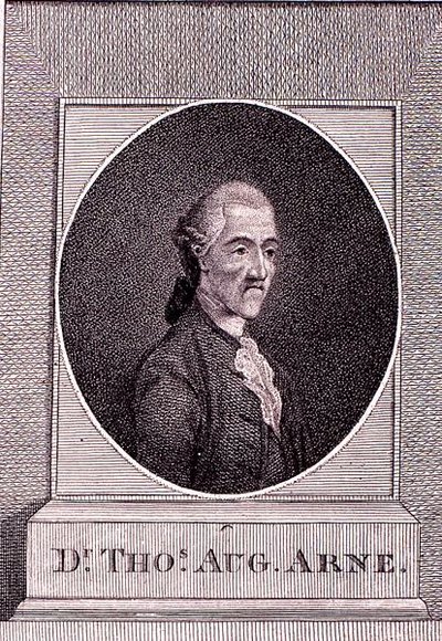 Thomas Augustine Arne by English School