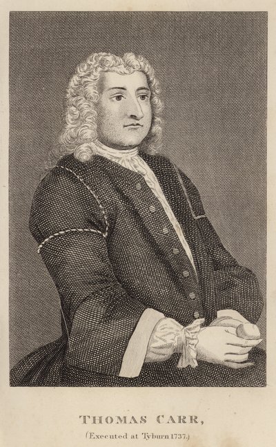 Thomas Carr, Executed at Tyburn 1737 by English School