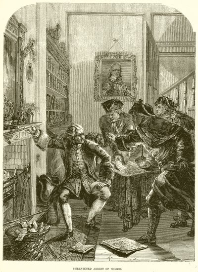 Threatened Arrest of Wilkes by English School