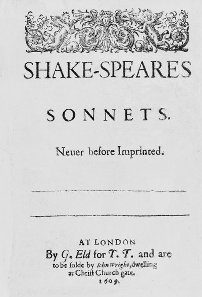 Title-page of Shakespeare