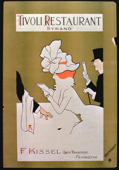 Tivoli Restaurant, Strand, London by English School